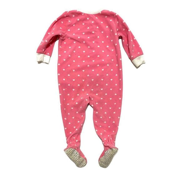 𝅺carter's Pink Fleece Swan Pj's - Picture 3 of 3